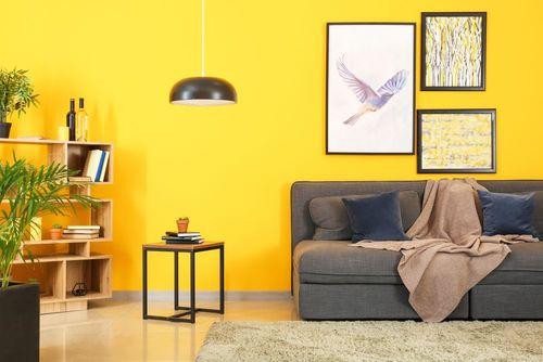 ¿Qué colores combinan con el amarillo en paredes?